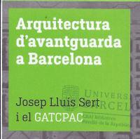 L'edifici del Pavelló de la República al plànol-guia L'arquitectura d'avantguarda a Barcelona: Josep Lluís Sert i el GATCPAC