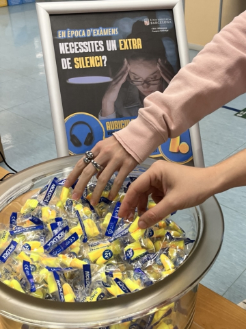 “Un extra de silenci” el CRAI Biblioteca del Campus Bellvitge reforça el suport a l’alumnat en època d’exàmens