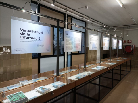 Nova exposició al CRAI Biblioteca d'Informació i Mitjans Audiovisuals: "Visualització de la informació"