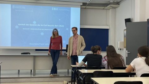 Xerrada sobre les tasques de la Secció d'Adquisicions i Recursos d'Informació del CRAI de la UB