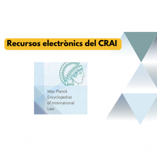 Nova subscripció del CRAI de la UB: The Max Planck Encyclopedias of Public International Law