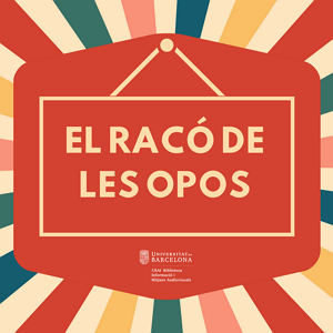 El racó de les opos. Mostra bibliogràfica del CRAI Biblioteca d'Informació i Mitjans Audiovisuals