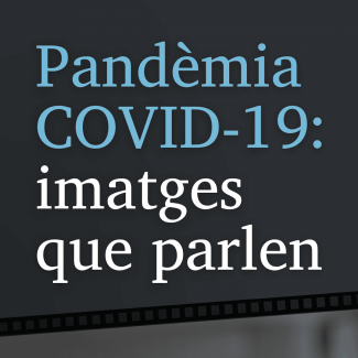 Exposició "La pandèmia COVID-19: imatges que parlen" al CRAI Biblioteca del Campus Bellvitge