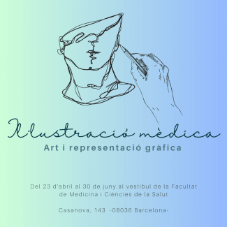 Acte d'inauguració de l'exposició “Il·lustració mèdica: Art i representació gràfica” del CRAI Biblioteca del Campus Clínic