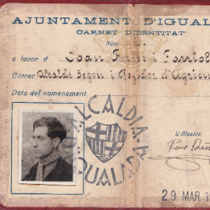 Nou material d’arxiu rebut al CRAI Biblioteca del Pavelló de la República: Fons Personal Joan Ferrer i Farriol – Marcel Ferrer i Trull