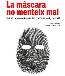 Exposició La màscara no menteix mai al CCCB amb participació del CRAI Biblioteca del Pavelló de la República