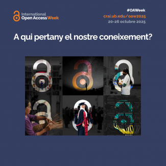Setmana Internacional de l'Accés Obert 2025 al CRAI de la UB