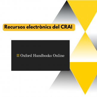 El CRAI de la UB ofereix accés als llibres electrònics d’Oxford Handbooks Online (OHO)
