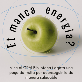 Tornen les pomes al CRAI Biblioteca del Campus Bellvitge