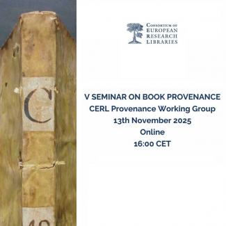 El CRAI Biblioteca de Fons Antic participa al V Seminar of Book Provenance del CERL Provenance Working Group