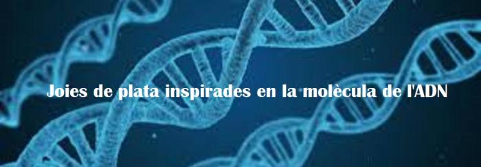 Joies de plata inspirades en la molècula de l'ADN