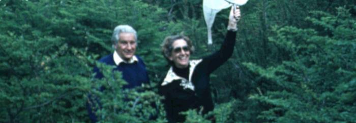 Antoni Prevosti i Maria Monclús en una sortida de camp