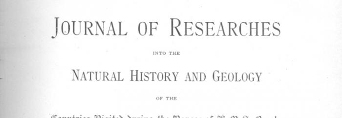 Portada de Journal of the researches...