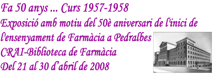 Fa 50 anys...Curs 1957-1958