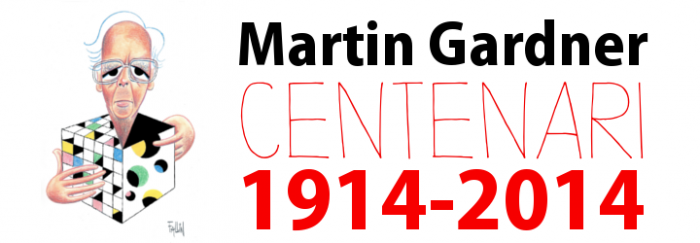 Cartell de l'exposició virtual Martin Gardner: Centenari, 1914-2014