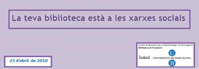 La teva biblioteca està a les xarxes socials